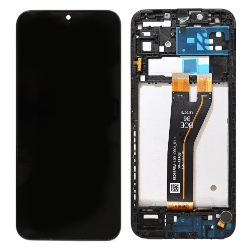 LCD ekran / displej za Samsung A146B/Galaxy A14 5G (GH81-23640A) + touchscreen + frame Black Full Original-SP.