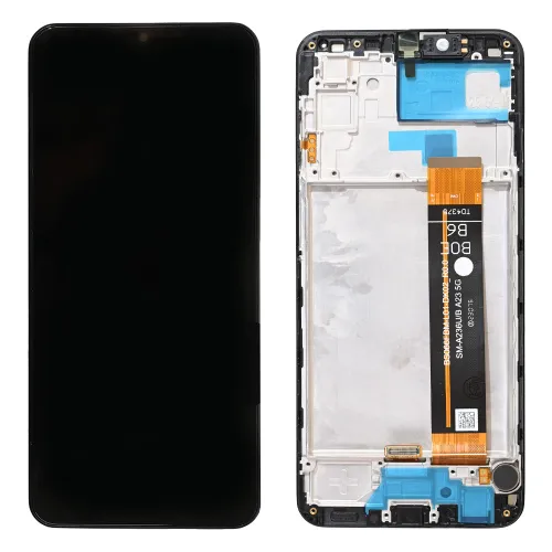 LCD ekran / displej za Samsung A236 Galaxy A23 5G (GH82-29734A) + touchscreen + frame Black Full Original-SP.