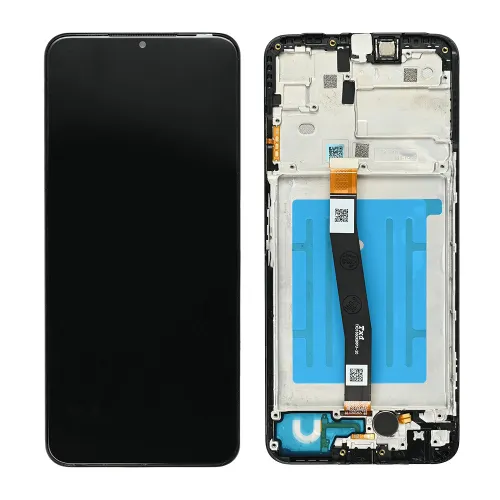 LCD ekran / displej za Samsung A226 Galaxy A22 5G (GH81-20694A) + touchscreen + frame Black Full Original-SP.