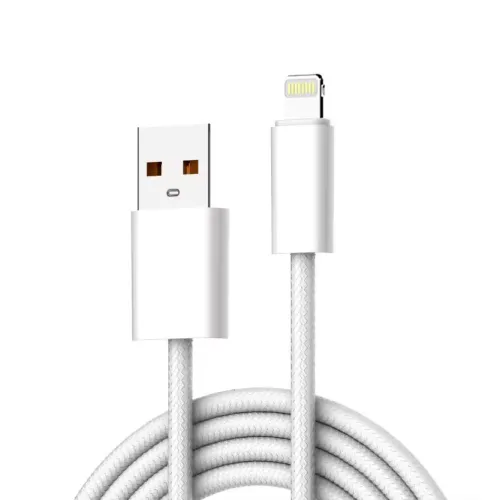 USB Data kabl LDNIO LS901 25W Fast iPhone lightning beli 1m.