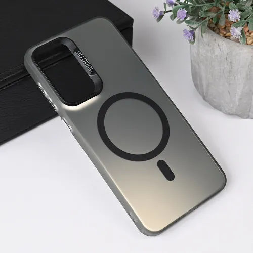 Futrola - maska Magsafe Clear za Samsung A566 Galaxy A56 5G crna.