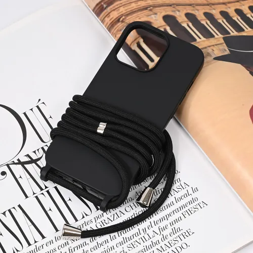 Futrola - maska Crossbody za iPhone 13 Pro 6.1 crna.