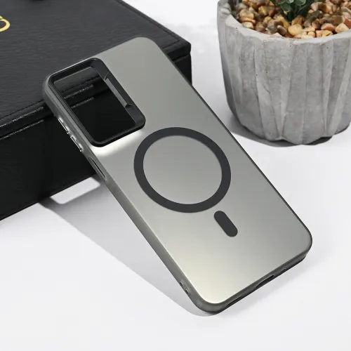 Futrola - maska Magsafe Clear za Samsung A175 Galaxy A17 crna.