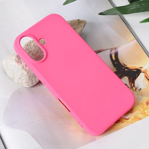 Futrola - maska Teracell Soft Velvet za iPhone 17 6.3 pink.