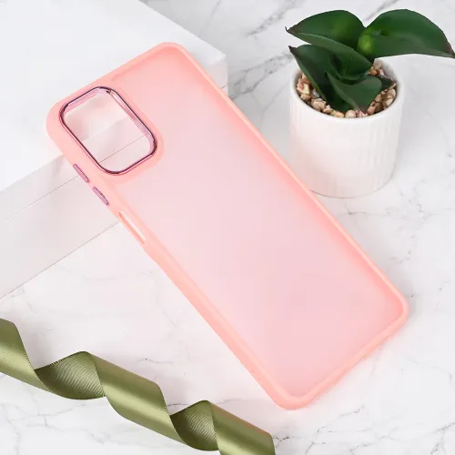 Futrola - maska Shining Camera za Samsung A075F Galaxy A07 4G roze.