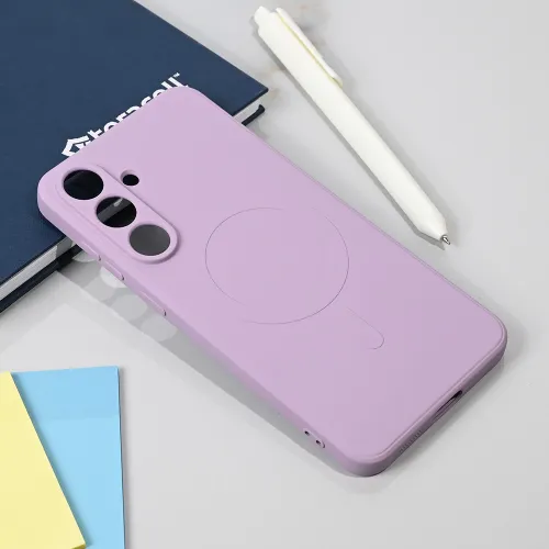 Futrola - maska Teracell Giulietta Magsafe za Samsung S731B Galaxy S25 FE ljubicasta.