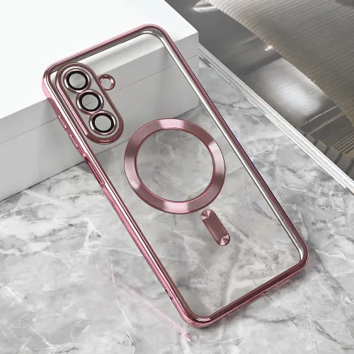 Futrola - maska Magsafe Lux za Samsung A175 Galaxy A17 roze.