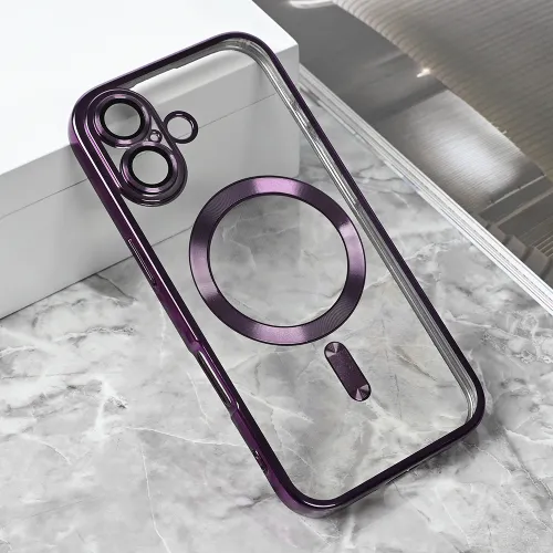 Futrola - maska Magsafe Lux za iPhone 17 6.3 ljubicasta.