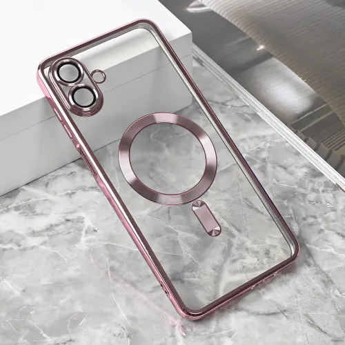 Futrola - maska Magsafe Lux za Samsung A075F Galaxy A07 roze.
