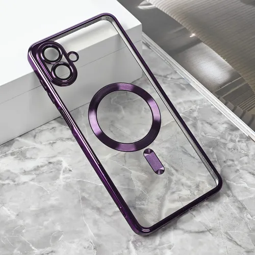 Futrola - maska Magsafe Lux za Samsung A075F Galaxy A07 ljubicasta.