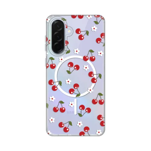 Futrola - maska print Magsafe za Samsung A366 Galaxy A36 5G Cute Cherries.