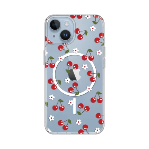 Futrola - maska print Magsafe za iPhone 13/14 6.1 Cute Cherries.