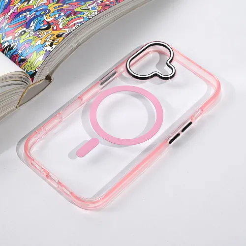 Futrola - maska Magsafe Color Pop za iPhone 17 6.3 roze.
