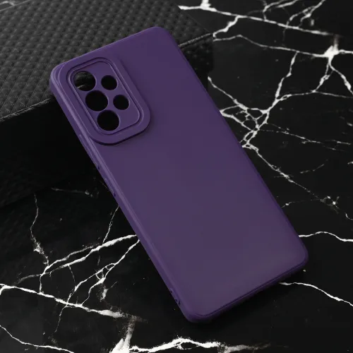Futrola - maska Teracell Giulietta za Samsung A536 Galaxy A53 5G mat tamno ljubicasta.