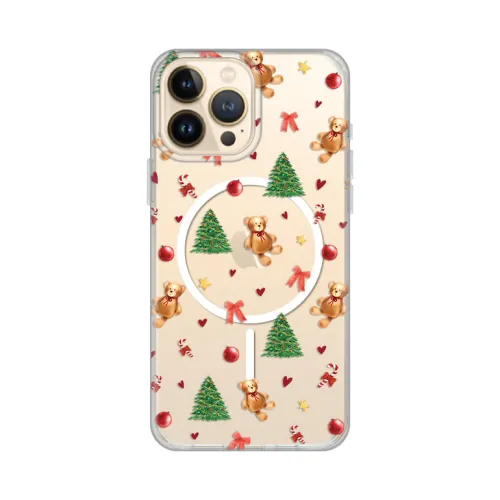 Futrola - maska print Magsafe za iPhone 13 Pro Max 6.7 Merry Bear.