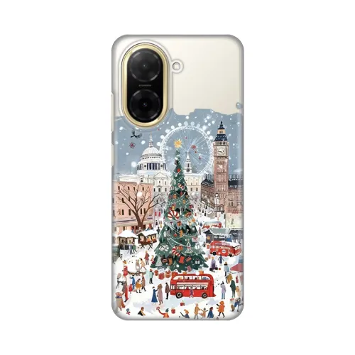 Silikonska futrola - maska print Skin za Xiaomi Redmi A5(173mm) Christmas Town.