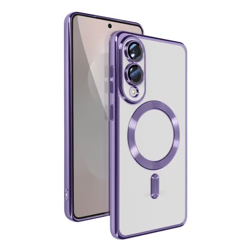 Futrola - maska Magsafe Lux za Samsung S937 Galaxy S25 Edge ljubicasta.