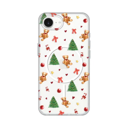 Futrola - maska print Magsafe za iPhone 16e 6.1 Merry Bear.