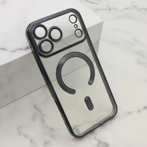 Futrola - maska CAMERA PROTECT MAGSAFE za iPhone 17 Pro Max (6.9) crna (MS).