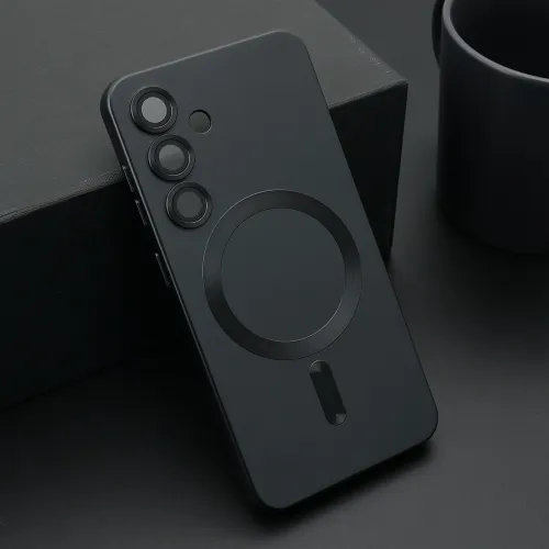 Futrola - maska ELEGANT MAGSAFE za Samsung S921 Galaxy S24 5G crna (MS).