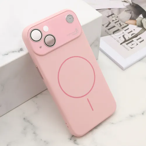 Futrola - maska PASTEL DREAMS MagSafe za iPhone 15 (6.1) roze (MS).
