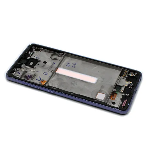 LCD ekran / displej za Samsung A525F/A526B Galaxy A52 4G/5G + touchscreen + frame violet Full Original EU (GH82-25524C/25526C/25754C/25602C) (MS).