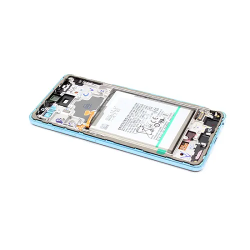 LCD ekran / displej za Samsung A725F/A726B Galaxy A72 4G/5G + touchscreen + frame blue Full Original EU (MS).