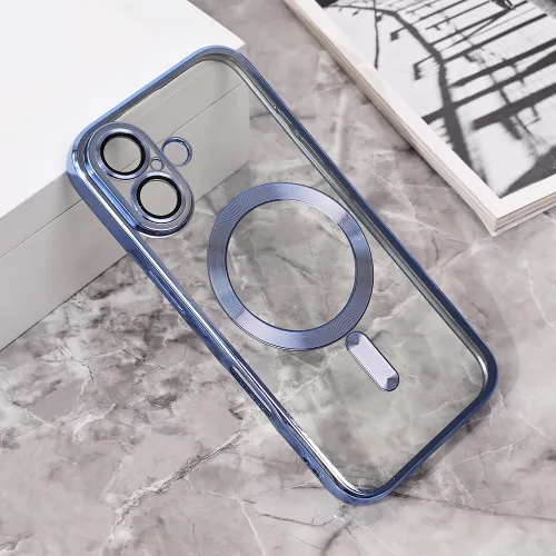 Futrola - maska Magsafe Lux za iPhone 16 6.1 svetlo plava.
