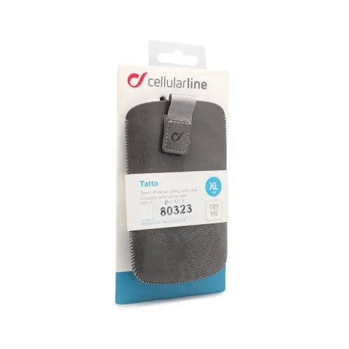 Futrola - maska Cellular line TATTO SLXL siva.