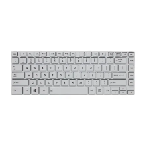 Tastatura za laptop Toshiba Satellite L800/L805/L830/L840/L845/C800/C800D bela.