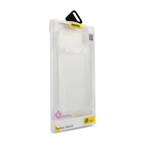 Futrola - maska Remax Crystal za iPhone 6 plus/6S plus bela.