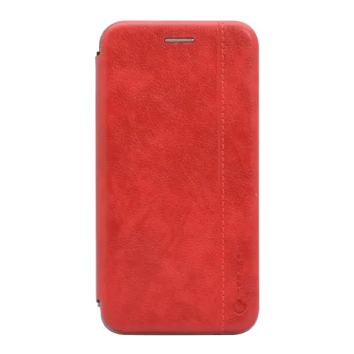 Futrola - maska Teracell Leather za Xiaomi Redmi 8A crvena.