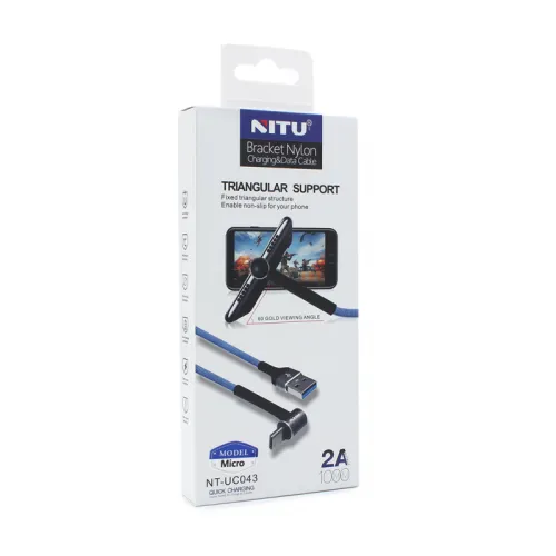 USB Data kabl NITU UC043 micro USB crveni 1m.
