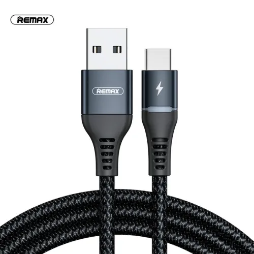 USB Data kabl Remax Colorful RC-152a Type C crni 1m.