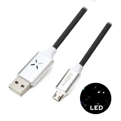 USB Data kabl KUCIPA K257 micro USB 1m crni.