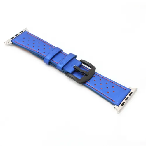 Narukvica rift kozna za iPhone Apple watch 42mm plava.