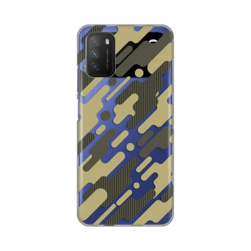 Silikonska futrola - maska print Skin za Xiaomi Poco M3 Army Pattern.