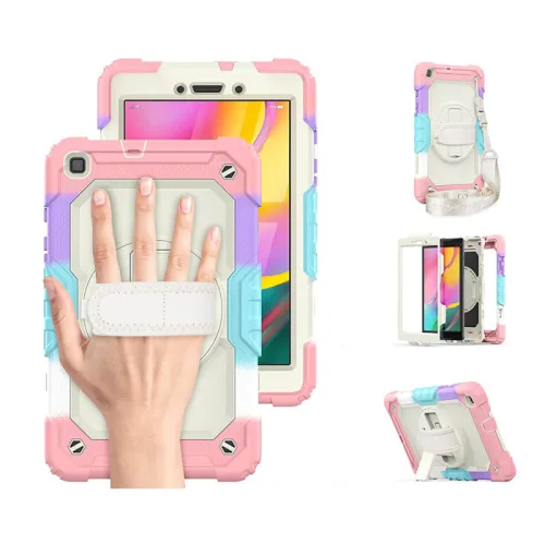 Futrola - maska Rainbow Port za Samsung T290/T295 Galaxy Tab A8.0 2019 roze.