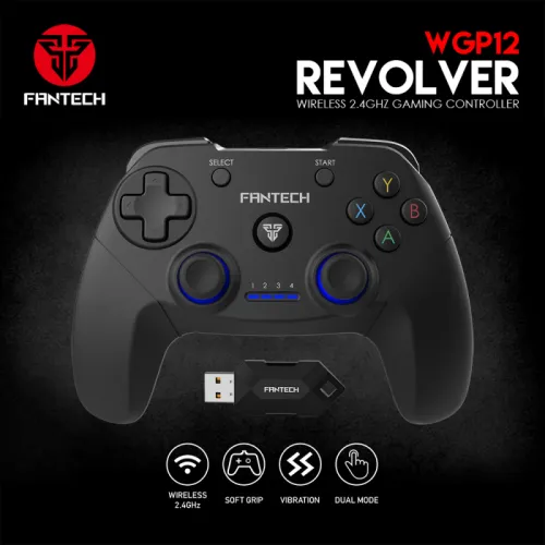 Joypad wireless Fantech WGP12 Revolver crni.