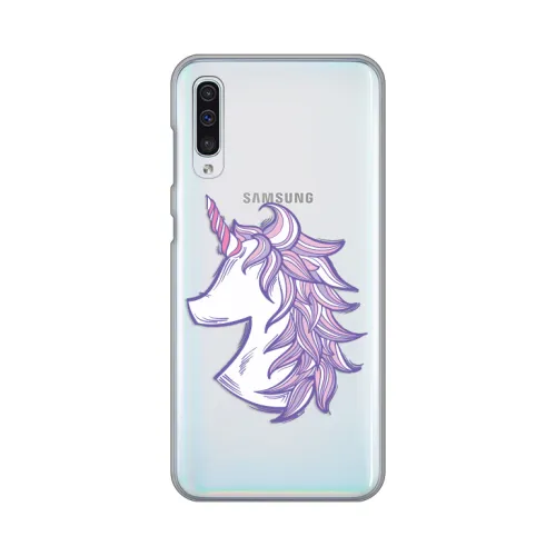 Silikonska futrola - maska print Skin za Samsung A307F/A505F/A507F Galaxy A30s/A50/A50s Purple Unicorn.