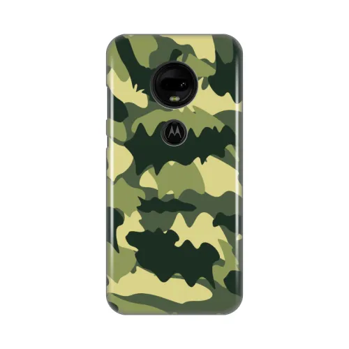 Silikonska futrola - maska print Skin za Motorola Moto E7 Army.