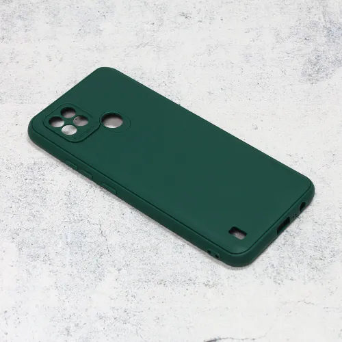 Futrola - maska 3D Camera za Realme C21 tamno zelena.