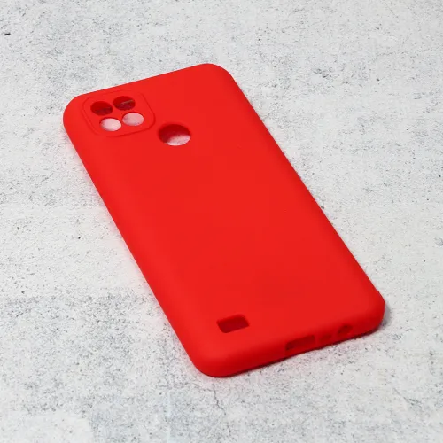 Futrola - maska Teracell Giulietta za Realme C11 2021/C20 mat crvena.