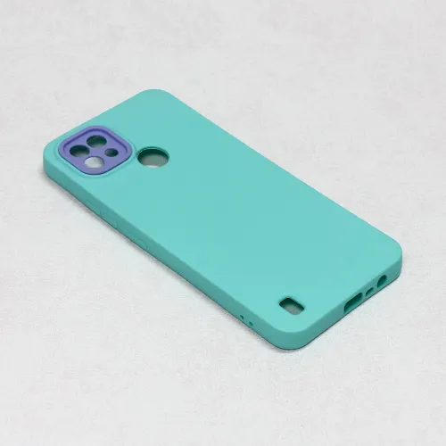 Futrola - maska Camera Color HD za Realme C21 mint.