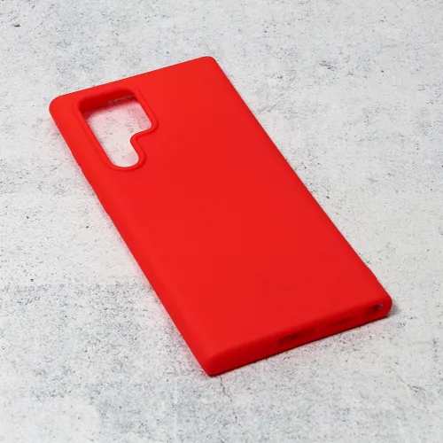Futrola - maska Teracell Giulietta za Samsung Galaxy S22 Ultra 5G mat crvena.