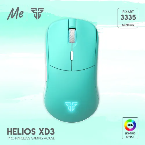 Mis Wireless Gaming Fantech XD3 Helios Mint Edition.