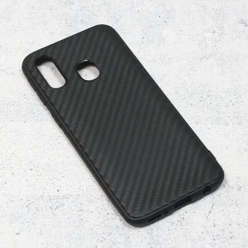 Futrola - maska Carbon fiber za Samsung A405F Galaxy A40 crna.