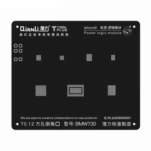 BGA sito Qianli ToolPlus 3D iBlack Power Logic modul za iPhone 6G BMW730.