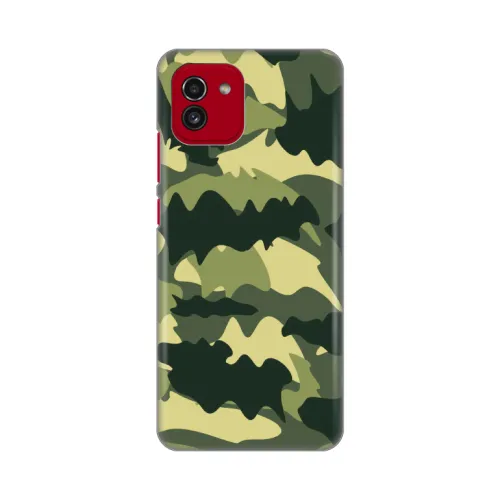 Silikonska futrola - maska print Skin za Samsung A035 Galaxy A03 Army.