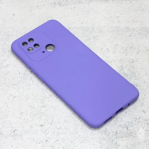 Futrola - maska Teracell Giulietta za Xiaomi Redmi 10C mat ljubicasta.